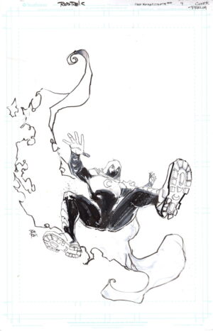 Moon Knight City Of the Dead #4 Cover Prelim by Rod Reis