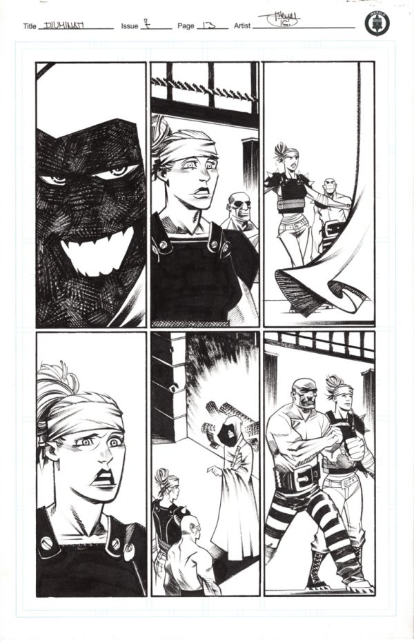 Illuminati #7 p.13 by Shawn Crystal