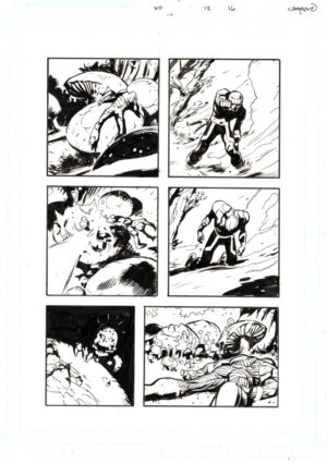 X-O Manowar #12 page 16 by Cary Nord