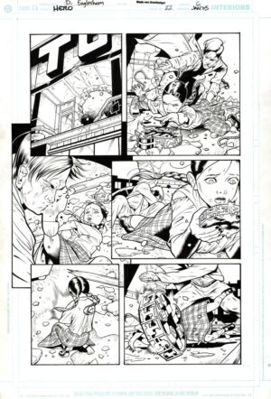 Hero #22 p.06 by Dale Eaglesham and Wade von Grawbadger