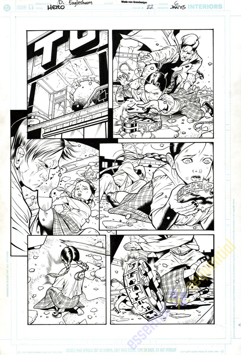 Hero #22 p.06 by Dale Eaglesham and Wade von Grawbadger 1 Hero #22 p.06 by Dale Eaglesham and Wade von Grawbadger