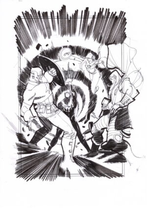 Black Panther #13 Cover art Preliminary by Matteo Scalera