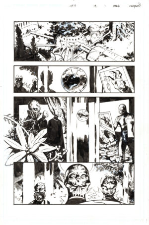 X-O Manowar #13 page 1 by Cary Nord