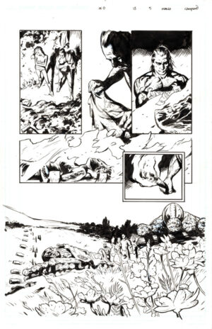X-O Manowar #13 page 5 by Cary Nord