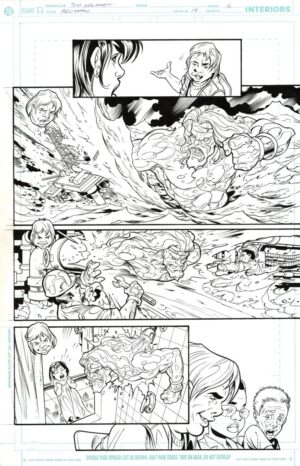 Aquaman #14 p.06 by Tom Grummett and Wade von Grawbadger