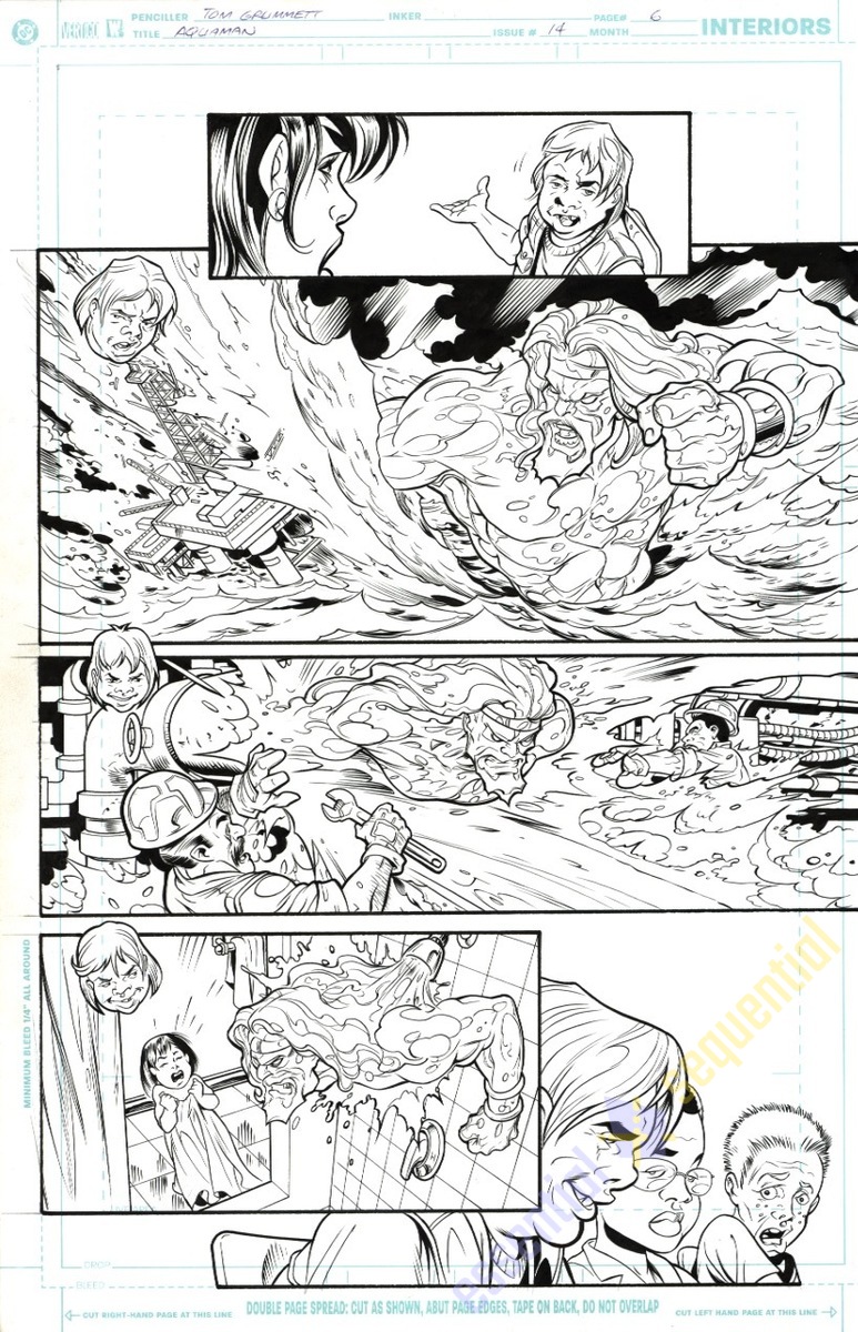 Aquaman #14 p.06 by Tom Grummett and Wade von Grawbadger 1 Aquaman #14 p.06 by Tom Grummett and Wade von Grawbadger