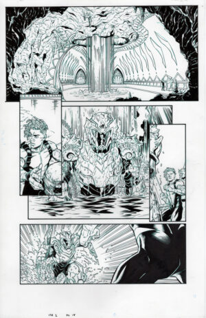 Aquaman: The Becoming #1 page 18 by Diego Olortegui and Wade von Grawbadger