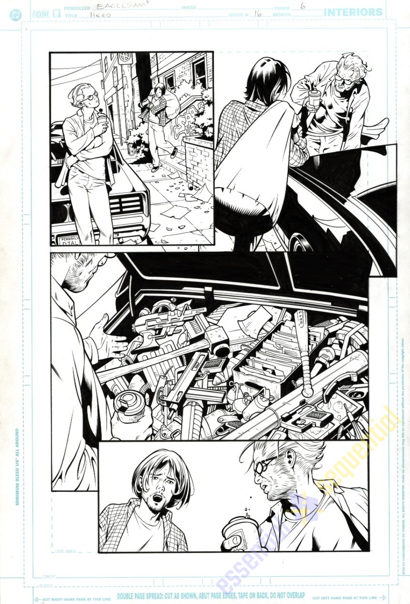 Hero #16 p.06 by Dale Eaglesham and Wade von Grawbadger 1 Hero #16 p.06 by Dale Eaglesham and Wade von Grawbadger