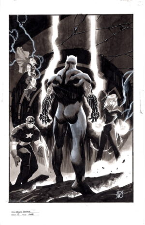 Black Panther #13 Variant Cover by Matteo Scalera