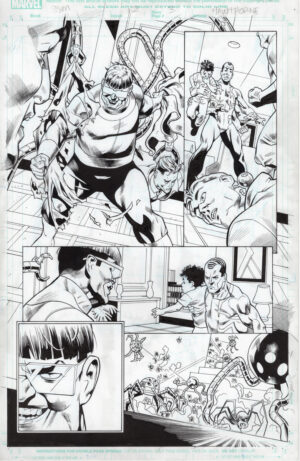 Superior Spider-Man #12 page 3 by Mike Hawthorne and Wade von Grawbadger