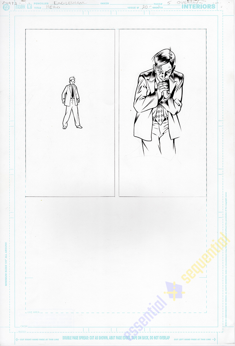 Hero #20 p.05 by Dale Eaglesham and Wade von Grawbadger 2 Hero #20 p.05 by Dale Eaglesham and Wade von Grawbadger - Image 2