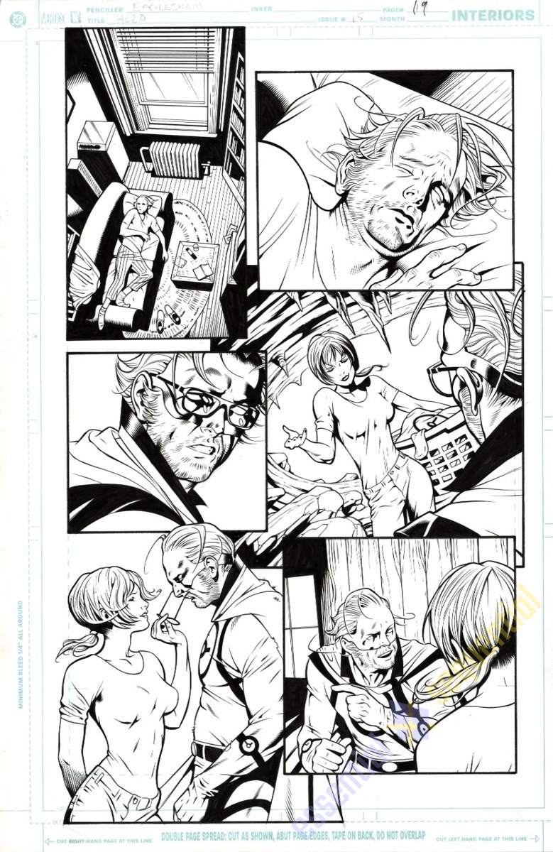 Hero #15 p.19 by Dale Eaglesham and Wade von Grawbadger 1 Hero #15 p.19 by Dale Eaglesham and Wade von Grawbadger
