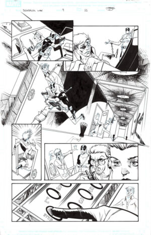 Deadpool Max #9 p.11 by Shawn Crystal
