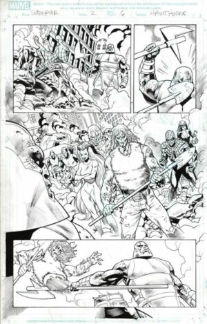 Superior Spider-Man #2 p.06 by Mike Hawthorne and Wade von Grawbadger