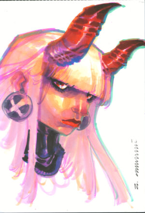 Magik Marker Drawing by Eric Canete