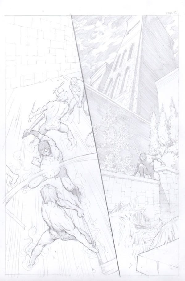 Conan #4 p.15 by Cary Nord