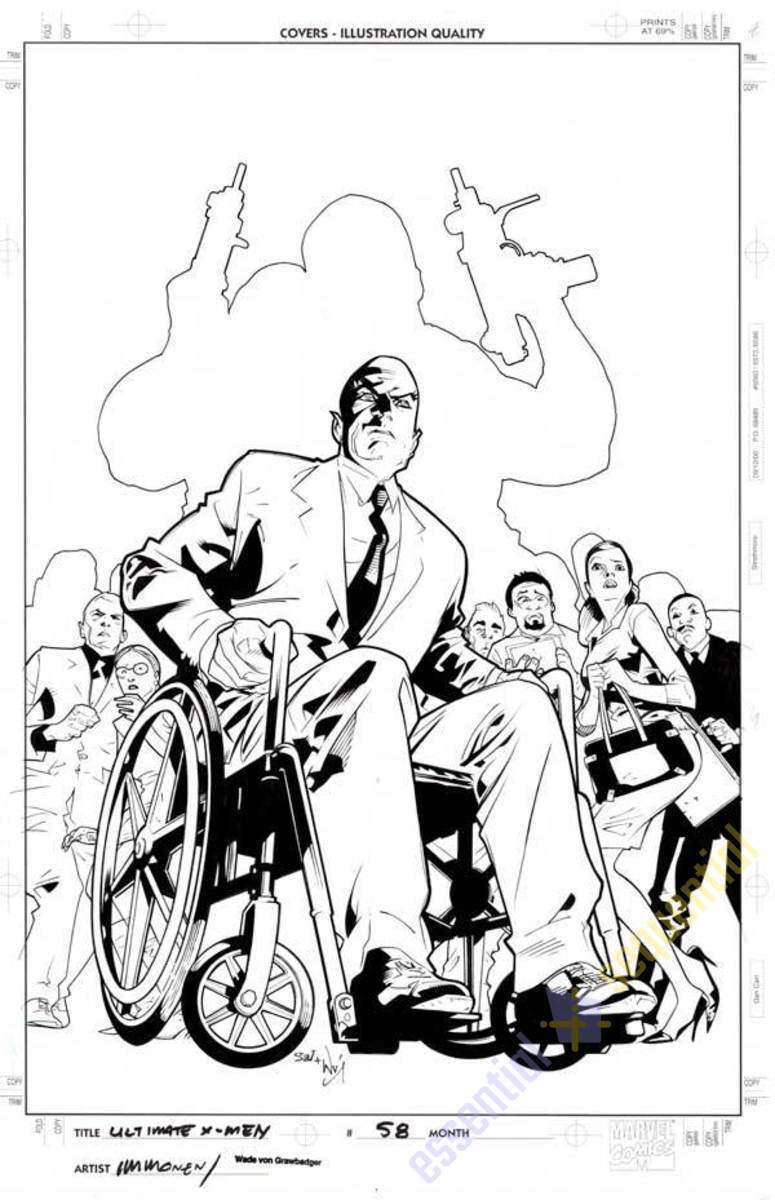 Ultimate X-Men #58 Cover by Immonen & Grawbadger