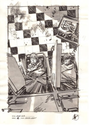 Night Club #4 Cover Art Layout by Matteo Scalera