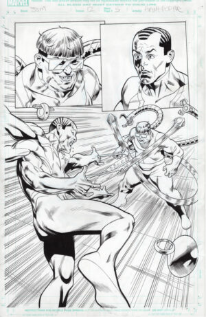 Superior Spider-Man #12 page 5 by Mike Hawthorne and Wade Von Grawbadger