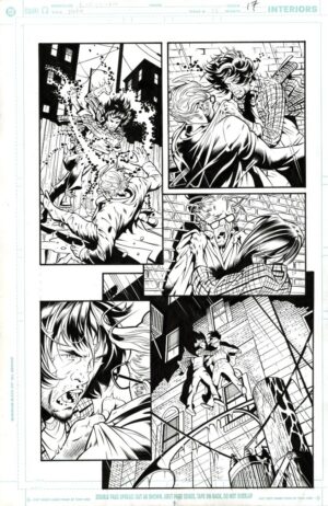 Hero #15 p.17 by Dale Eaglesham and Wade von Grawbadger