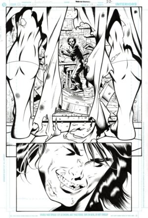 Hero #19 p.22 by Dale Eaglesham and Wade von Grawbadger