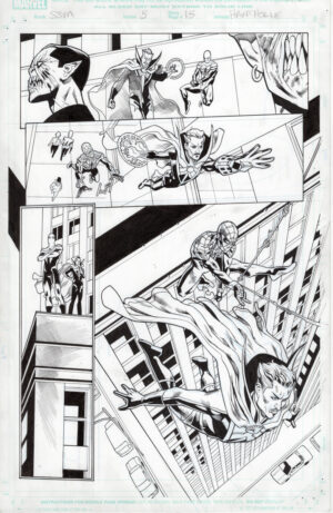 Superior Spider-Man #5 page 15 by Mike Hawthorne and Wade von Grawbadger
