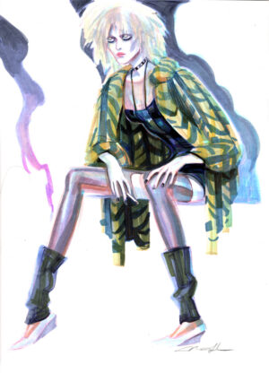 Pris from Blade Runner by Mindy Lee