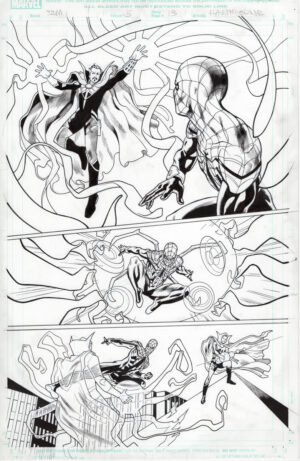 Superior Spider-Man #5 page 13 by Mike Hawthorne and Wade von Grawbadger