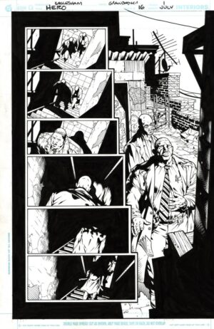 Hero #16 p.01 by Dale Eaglesham and Wade von Grawbadger