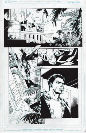 Justice League #72 page 11 by Emanuela Lupacchino and Wade von Grawbadger