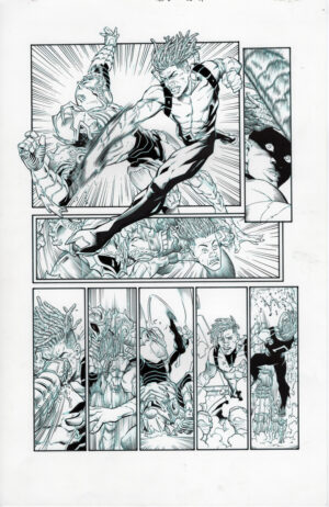 Aquaman: The Becoming #1 page 19 by Diego Olortegui and Wade von Grawbadger