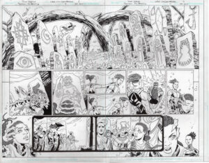 Aquaman: The Becoming #4 pages 6-7 by Scott Koblish and Wade von Grawbadger