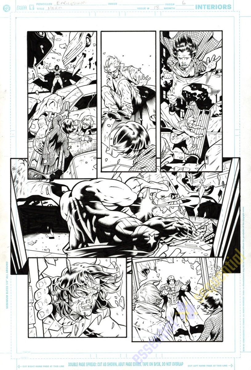 Hero #18 p.06 by Dale Eaglesham and Wade von Grawbadger 1 Hero #18 p.06 by Dale Eaglesham and Wade von Grawbadger