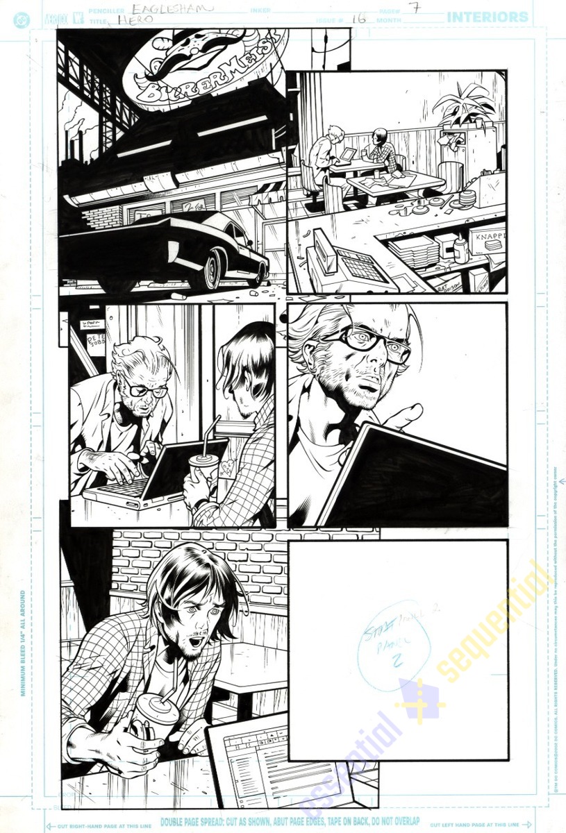 Hero #16 p.7 by Dale Eaglesham and Wade von Grawbadger 1 Hero #16 p.7 by Dale Eaglesham and Wade von Grawbadger