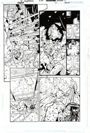 Hero #22 p.05 by Dale Eaglesham and Wade von Grawbadger