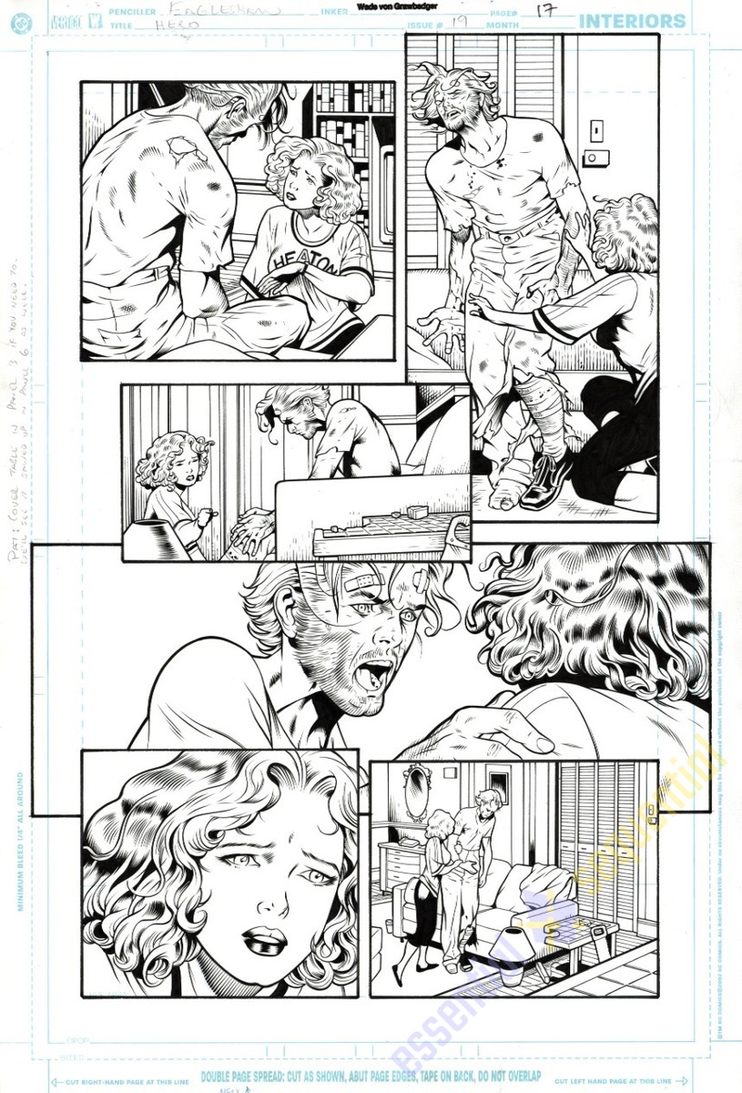 Hero #19 p.17 by Dale Eaglesham and Wade von Grawbadger 1 Hero #19 p.17 by Dale Eaglesham and Wade von Grawbadger