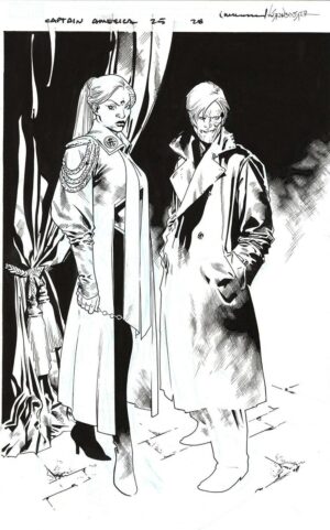 Captain America #25 p.28 by Stuart Immonen and Wade von Grawbadger