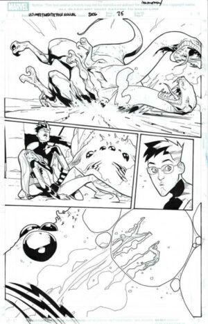 Ultimate Fantastic Four Annual 2 p.25 by Stuart Immonen & Wade von Grawbadger