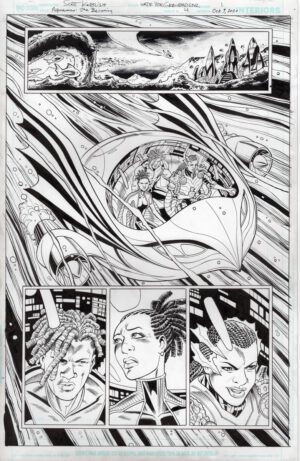 Aquaman: The Becoming #4 page 1 by Scott Koblish and Wade von Grawbadger
