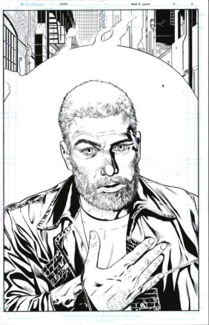 Blue and Gold #6 p.01 by Ryan Sook and Wade von Grawbadger