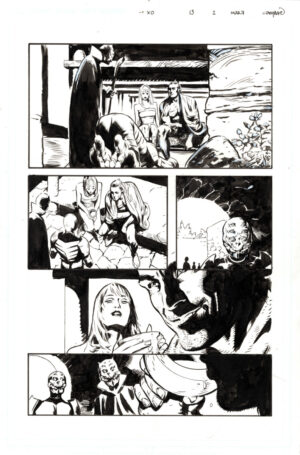 X-O Manowar #13 page 2 by Cary Nord