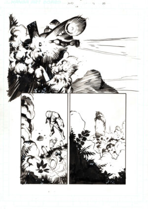 X-O Manowar #11 page 20 by Cary Nord