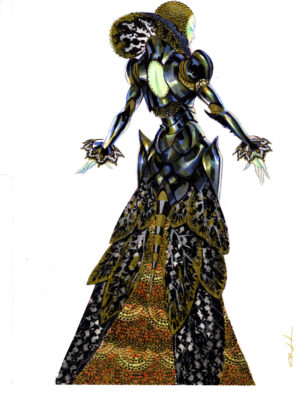 Golddress by Mindy Lee