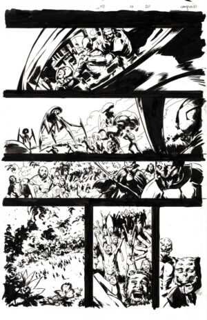 X-O Manowar #13 page 20 by Cary Nord