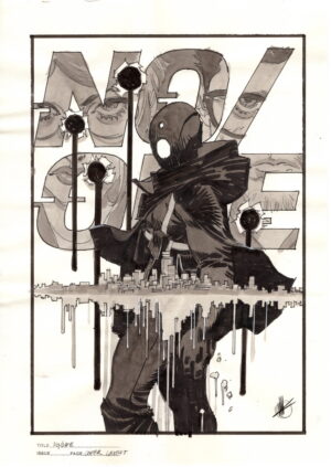 No One #1 Cover Preliminary by Matteo Scalera