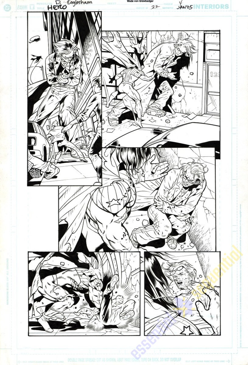Hero #22 p.04 by Dale Eaglesham and Wade von Grawbadger 1 Hero #22 p.04 by Dale Eaglesham and Wade von Grawbadger