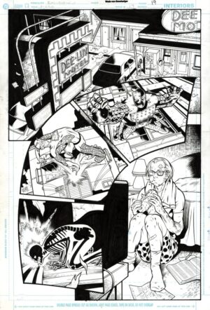 Hero #19 p.19 by Dale Eaglesham and Wade von Grawbadger