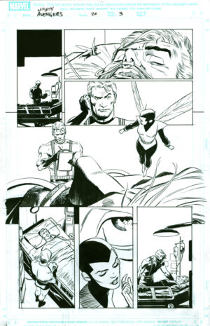 Mighty Avengers #20 p.03 by Lee Weeks