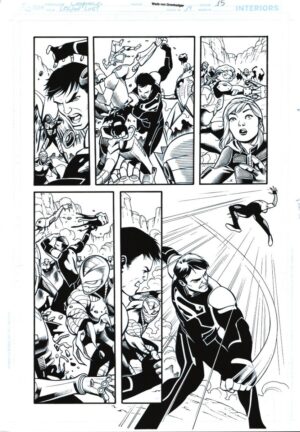 Legion Lost #14 p.15 by Ronan Cliquet and Wade von Grawbadger