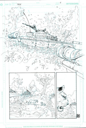 Pride of Baghdad p.61 by Niko Henrichon